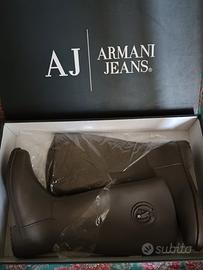 Stivali donna Armani n.37 colore grigio nuovi con 