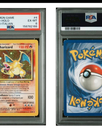 Pokemon Charizard Holo 1st Edition gradata PSA
