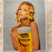 Poster birra Peroni Solvi Stubing vintage birreria