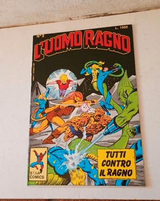 l'uomo ragno n.2 star comics ORIGINALE CON BOLLINI