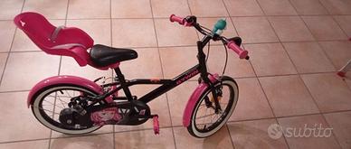 Bici bambnina btwin 16' 4-6 anni