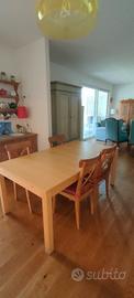 tavolo Ikea con 4 sedie