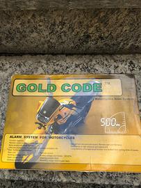 Allarme moto Gold Code