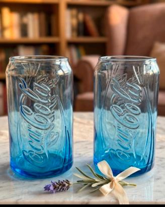 Set di 2 Bicchieri Coca-Cola a Forma di Lattina