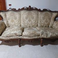 divano stile barocco