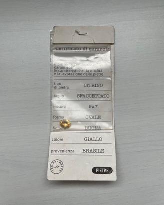 pietra quarzo citrino