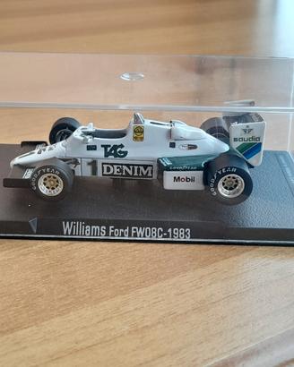 MODELLINO F1 1.43 RBA WILLIAMS FORD FW08C 1983