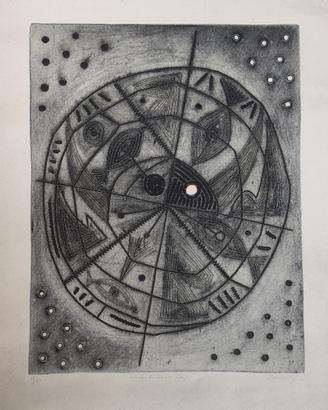 litografia Los Ojos de Picasso IV, Rafael Alberti