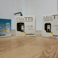 Pocketwizard MiniTT1,FlexTT5 e AC3 trigger Nikon