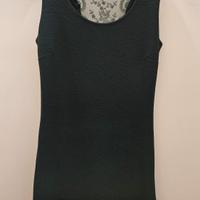 vestito verde bottiglia 