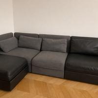 Divano modulare IKEA con contenitore e pouf letto