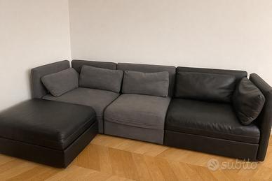 Divano modulare IKEA con contenitore e pouf letto