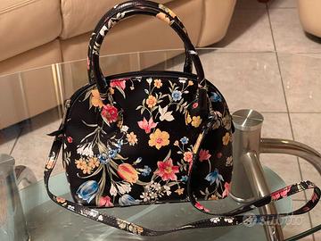 Borsa a mano e tracolla piccola a fiori