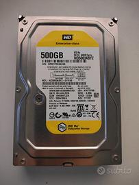 WD Re 500GB Enterprise SATA HDD, 64MB Cache, 7200