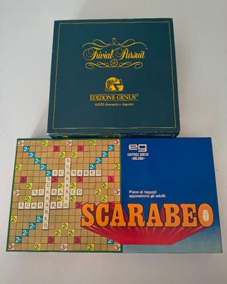 scarabeo e trivial pursuit vintage