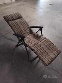 sedia a sdraio reclinabile 