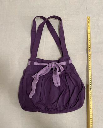 Borsa Brandy Melville con fiocco viola e lilla