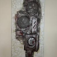 Quadro dipinto su tela Universo Caos