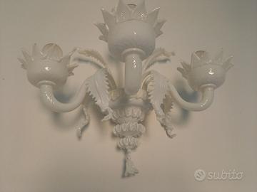 LAMPADARIO IN VETRO DI MURANO ad applique