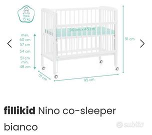 culla co sleep fillikid