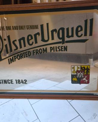 specchio pubblicitario vintage della Pilsner