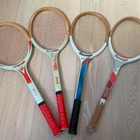 Racchette tennis vintage legno