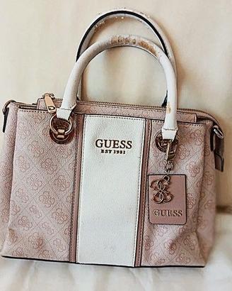 Borsa Guess Cathleen Satchel completa di Dust Bag