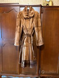 Cappotto lungo 120 cm marrone come nuovo