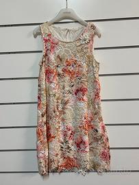 Abito cerimonia in pizzo ragazza tg.16 anni