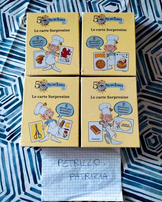 Set completo Carte sorpresine Mulino Bianco 