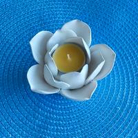 fiore ceramica porta candela