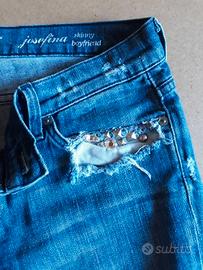 Jeans blu donna skinny 7 for all mankind