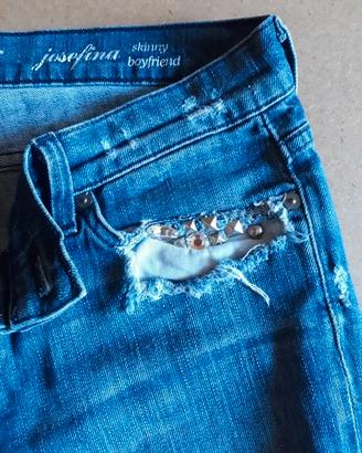 Jeans blu donna skinny 7 for all mankind