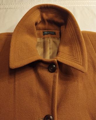 Cappotto donna cashmere cammello