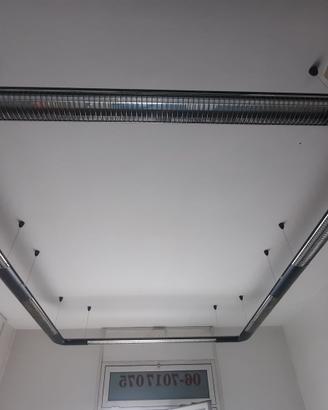 Lampada Led Ufficio Plexiform Vega Sospesa Nera