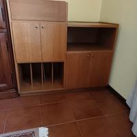 credenza porta gira dischi 
