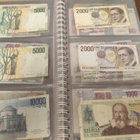 banconote italiane lire e mondiali