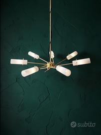 Lampada asospensione Midcentury Stilnovo 1950