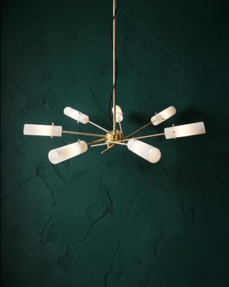 Lampada asospensione Midcentury Stilnovo 1950