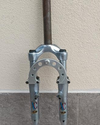 forcella Marzocchi xc600 silver vintage