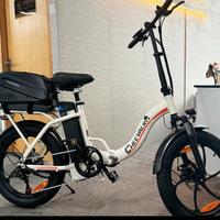 e-bike pieghevole Fat  + borsa/bauletto + caschett