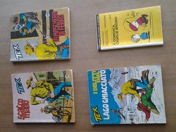 Tex 3 giornalini del 1980 e 1984 e 1 Charlie Brown
