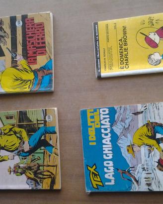 Tex 3 giornalini del 1980 e 1984 e 1 Charlie Brown