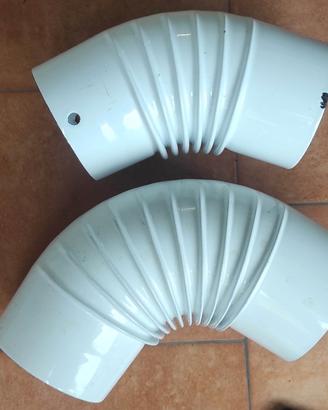 tubi smaltati bianchi scarico gas caldaia 