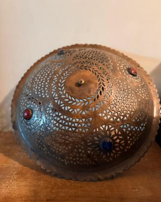 Lanterna marocchina rame e pietre
