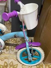 Bicicletta con rotelle frozen