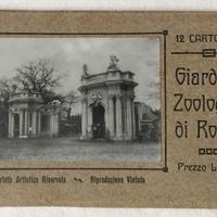 VECCHIE ANTICHE CARTOLINE ZOO DI ROMA FINE ANNI 20