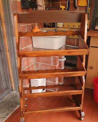 Cantinetta in legno 24 bottiglie o scarpiera