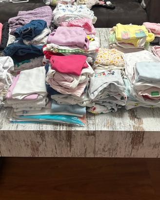 Slot di vestiti estivi neonata taglia 56