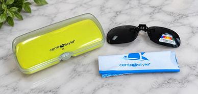 🕶️ Clip-on Centrostyle Polarized – Custodia + Pan